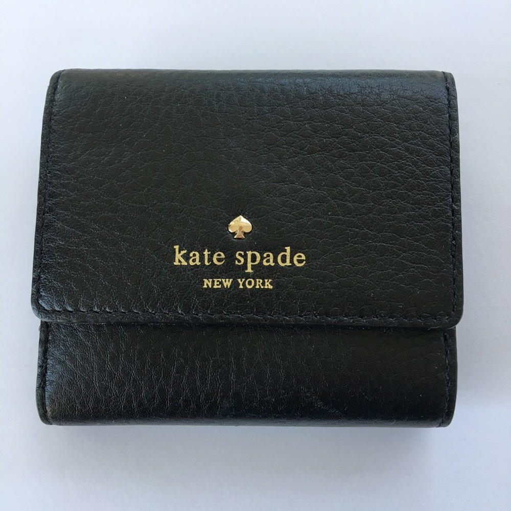 kate spade black wallet